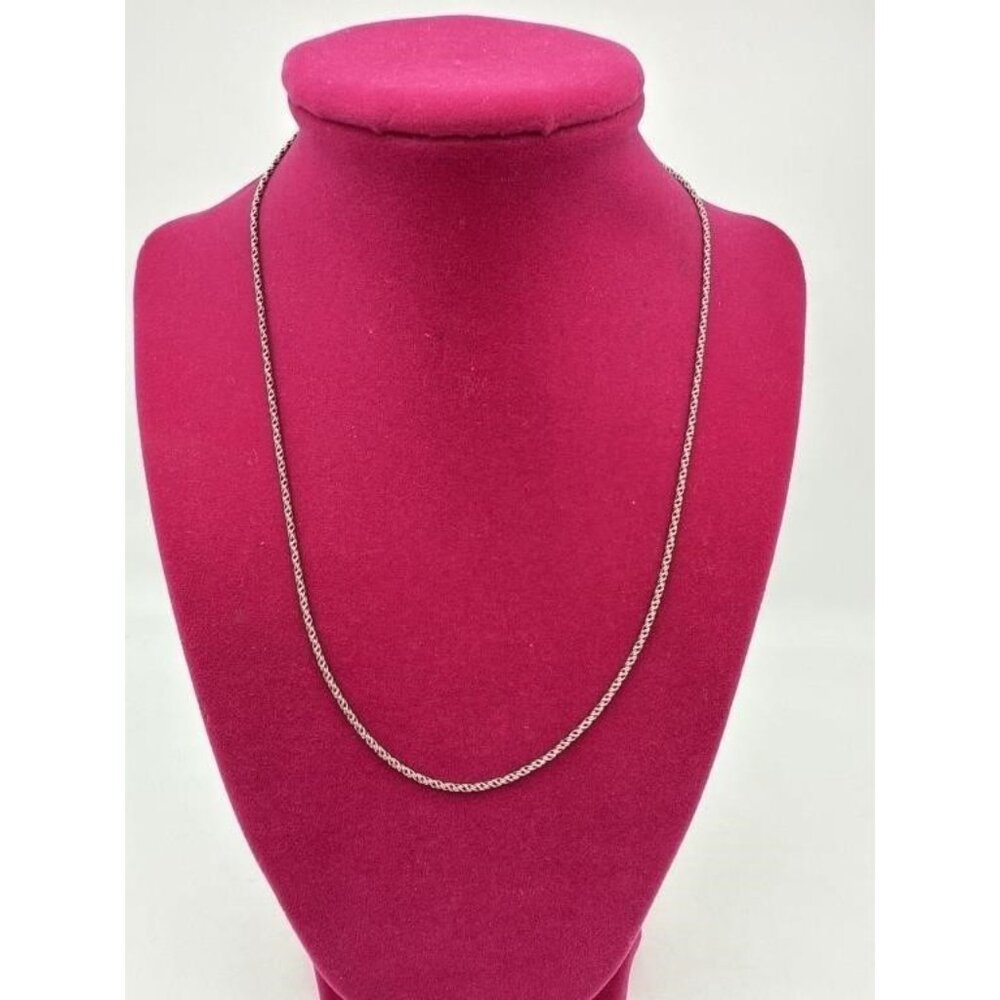 Sterling Silver Rope Chain Necklace 17" – Fine Jewelry, Classic Style